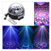 LED Lampička - projektor DISCO koule s ovladačem, MP3 přehrávač, USB i SD