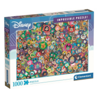 Clementoni - Puzzle 1000 Impossible Disney Classic