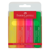 FABER CASTELL - Zvýrazňovač TEXTLINER 1546 - sada 4 ks