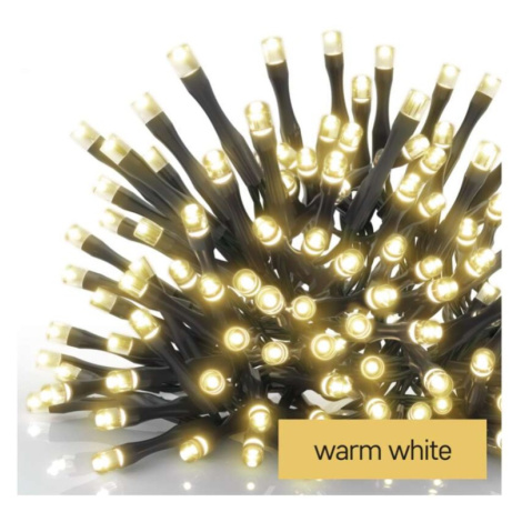 Standard LED spojovací vánoční řetěz – rampouchy, 2,5 m, venkovní, teplá bílá EMOS