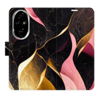 iSaprio Flip pouzdro Gold Pink Marble 02 pro Honor 200 Pro