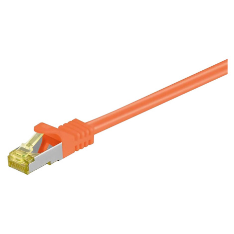 MicroConnect patch kabel S/FTP, RJ45, Cat7, 5m, oranžová - SFTP705O