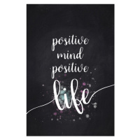 Ilustrace Positive Mind Positive Life, Melanie Viola, 26.7 × 40 cm