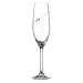 Diamante sklenice na šampaňské Silhouette City 200 ml 6KS v saténovém balení