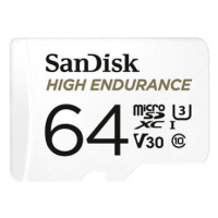 SanDisk MicroSDXC 64GB High Endurance Video U3 V30 + SD adaptér