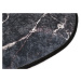 L'essentiel Koupelnová předložka Marble DJT 80x120 černá/bílá