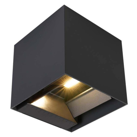 LED Solární nástěnné svítidlo se senzorem LED/9W/5V IP65 2600 mAh antracit 24089