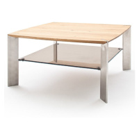 Konferenční stolek Harla - 80x41x80 (dub, hnědá, masiv)