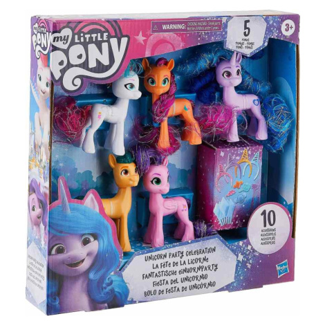 Mlp my little pony jednorožčí párty oslava 5 poníků Hasbro