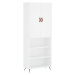 vidaXL Skříň highboard bílá 69,5 x 34 x 180 cm kompozitní dřevo