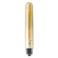 LED Filament tubulární žárovka Amber T30 4W/230V/E27/2700K/480Lm/360°/Dim/18 cm