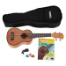 CASCHA HH 2027 Soprano Mahogany Ukulele Bundle