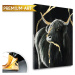 Obrazy na plátně - PREMIUM ART – Černý býk