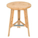 Barový stolek z masivu 79 × 110 cm hnědý