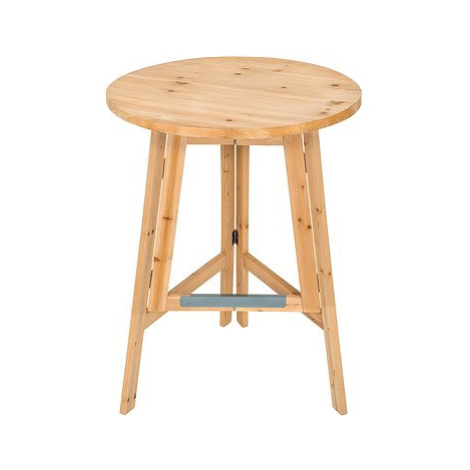 Barový stolek z masivu 79 × 110 cm hnědý tectake