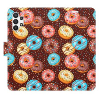 iSaprio flip pouzdro Donuts Pattern pro Samsung Galaxy A32