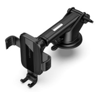 Vention Auto-Clamping Car Phone Mount With Suction Cup Black Square Type