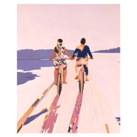 Ilustrace Cycling Joy Series 01, Uma Gokhale, 30 × 40 cm