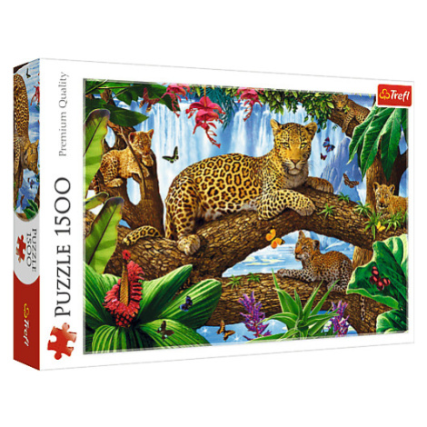 TREFL - Puzzle 1500 Odpočinek mezi stromy