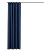 SHUMEE Zatemňovací závěsy s háčky vzhled lnu, 290 × 245 cm, modré