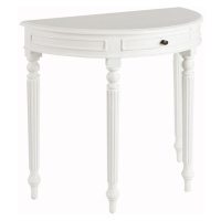 Dekoria Boční stolek Anabell bílý, 80 x 40,5 x 75,5 cm