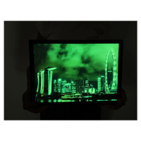Obrázek svítící ve tmě - Motiv Singapur Formát A4 - Kód: 04939