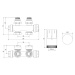 MEXEN/S G05 termostatická souprava pro radiátor, bílá W903-958-20