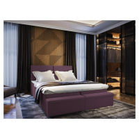 MSL Kontinentální čalouněná postel MALFI (180 x 200 cm) Barva látky: SAWANA 69