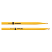 Pro-Mark TX5AW-YELLOW Classic 5A Painted Hickory Wood Tip - Promark Yellow