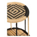 Oboustranný bambusový odkládací stolek Gigi - Ø 38*39 cm