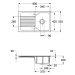 Keramický dřez Villeroy & Boch Linara 45, 338401TR Timber 338401TR