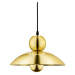 DESIGN BY US Hledané závěsné svítidlo, zlatá barva, železo, Ø 32 cm