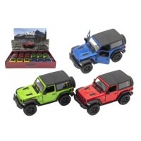 Auto Kinsmart Jeep Wrangler 2018 pevná střecha 12,5cm kov