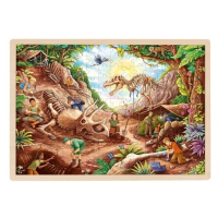 Dřevěné puzzle Dinosauří vykopávky 192 dílků