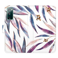 iSaprio flip pouzdro Ornamental Leaves pro Samsung Galaxy S20 FE