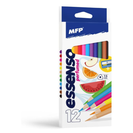 MFP MFP, 6300624, Essenso, voňavé, trojhranné pastelky s ořezávátkem, 12 ks MFP paper