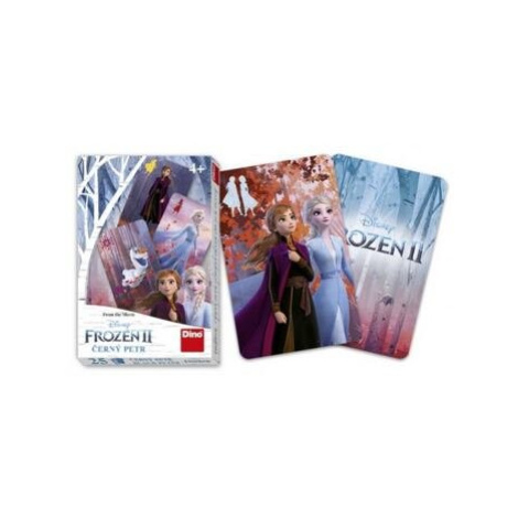 Černý Petr společenská hra Ledové království II/Frozen II v krabičce 6x9x1cm Dino