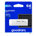 GOODRAM Flash Disk 64GB UME2, USB 2.0, bílá