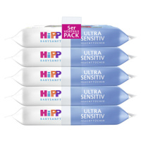 HiPP Babysanft Ubrousky čistící vlhčené Ultra Sensitiv 5 x 48 ks