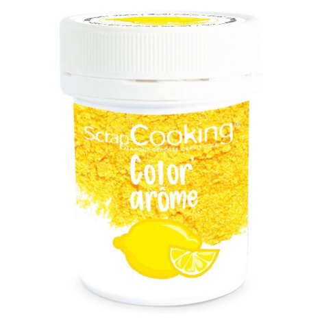 Scrapcooking Color & Flavour - barvivo + aroma - žlutá / CITRON - 10g