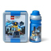 LEGO City svačinový set (láhev a box) - modrá