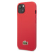 Lacoste Iconic Petit Pique Logo kryt iPhone 14 Plus červený