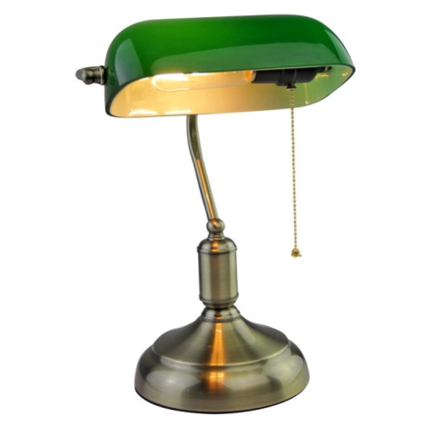 Stolní lampa BANKER 1xE27/60W/230V Donoci