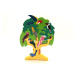 Dřevěná hračka Dřevěné puzzle - Strom s exotickými ptáčky