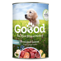 Goood Junior jehněčí z volného chovu a udržitelný pstruh 12 × 400 g