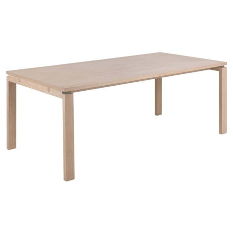 Rozkládací jídelní stůl s deskou v dubovém dekoru 100x200 cm Linley – Actona