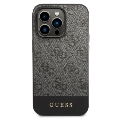 Guess 4G Stripe kryt iPhone 14 Pro Max šedý