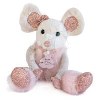 Plyšová myška Star Mouse Histoire d’ Ours v dárkovém balení růžová 25 cm od 0 měsíců