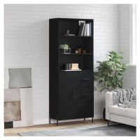 vidaXL Skříň highboard černá 69,5 x 34 x 180 cm kompozitní dřevo