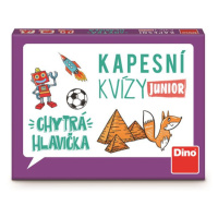 Dino Kapesní kvízy Junior - Chytrá hlavička - Cestovní hra